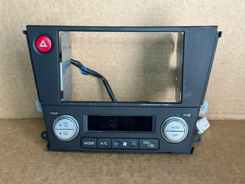 JDM Subaru Legacy 2005-2009 Outback Climate Control Din Dual Double Bezel Hazard