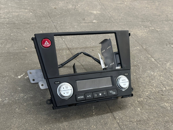 JDM Subaru Legacy 2005-2009 Outback Climate Control Din Dual Double Bezel Hazard