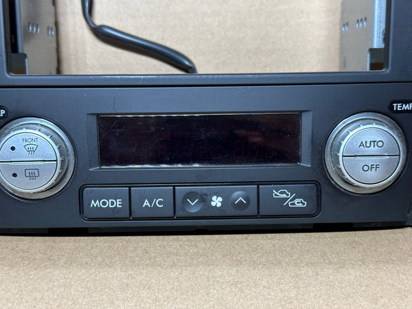 JDM Subaru Legacy 2005-2009 Outback Climate Control Din Dual Double Bezel Hazard