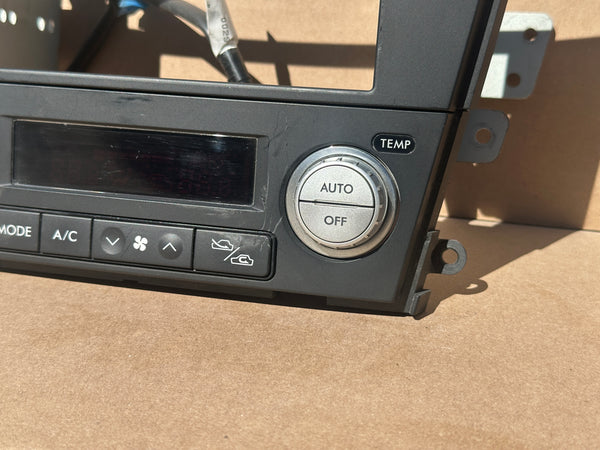 JDM Subaru Legacy 2005-2009 Outback Climate Control Din Dual Double Bezel Hazard