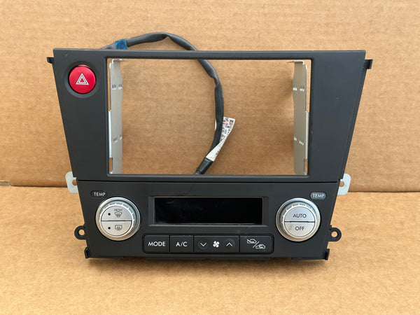 JDM Subaru Legacy 2005-2009 Outback Climate Control Din Dual Double Bezel Hazard
