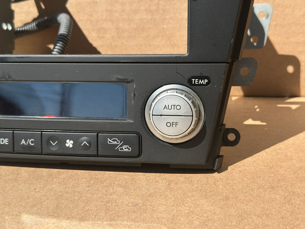 JDM Subaru Legacy 2005-2009 Outback Climate Control Din Dual Double Bezel Hazard