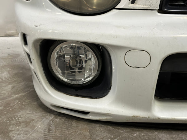 JDM Subaru Impreza WRX STi V7 Bumper Headlights Fenders Hood Bumper 2002-2003 Front End Conversion