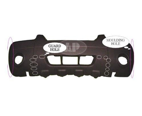 BUMPER FR MATTE-BLACK W/FOG/FLARE/SKID PLATE XLT SPORT MODELS