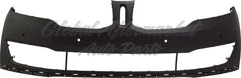 BUMPER FR PRIMED W/6 SENSOR/CAMERA W/O TOW HOOK/WASHER HOLE
