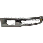 BUMPER FACE BAR FR CHROME W/FOG LAMP HOLES W/O END CAPS — photo 1