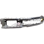BUMPER FACE BAR FR CHROME W/FOG LAMP HOLES/END CAPS — photo 1