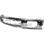 BUMPER FACE BAR FR CHROME W/FOG LAMP HOLES/END CAPS — photo 3