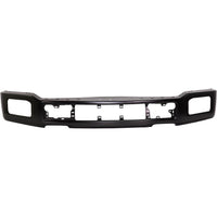 BUMPER FACE BAR FR BLACK W/FOG LAMP