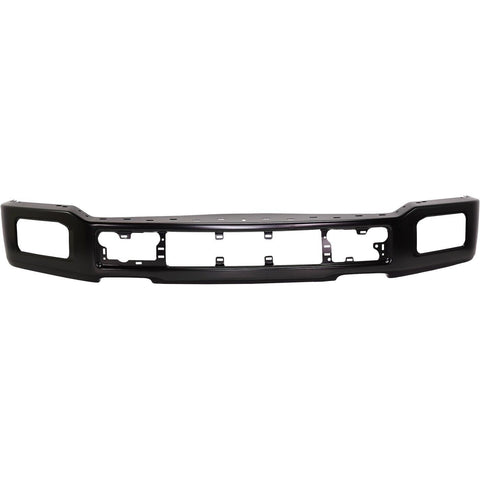 BUMPER FACE BAR FR BLACK W/FOG LAMP