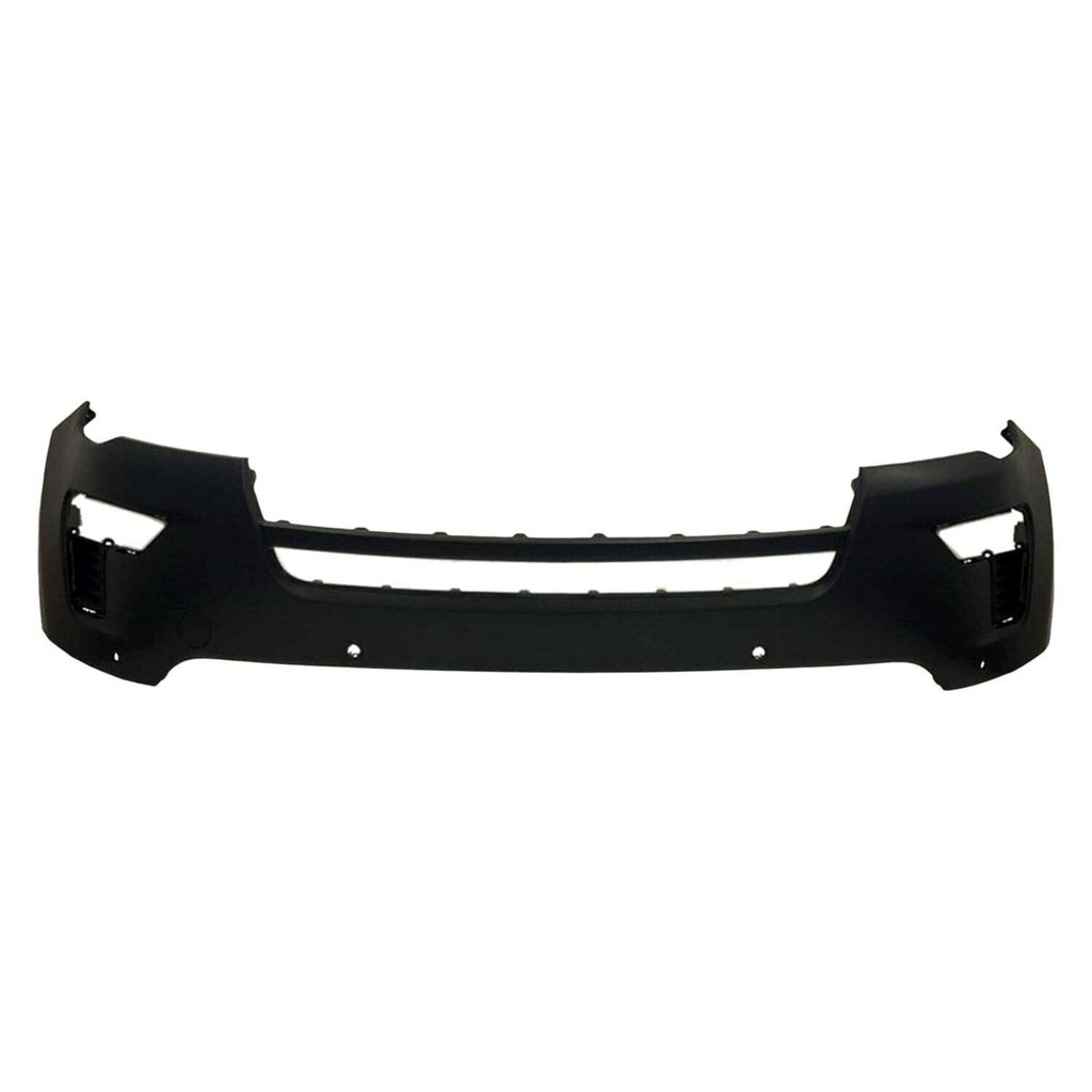 BUMPER FR UPPER PRIMED W/TOW/4 PARK DISTANCE HOLES W/O SENSOR