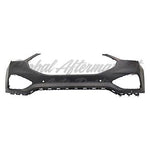BUMPER FR UPPER PRIMED W/2 ACTIVE PARK ASSIST SENSOR/ 4 PARK ASSIST SENSOR W/O TOW HOOK — photo 2