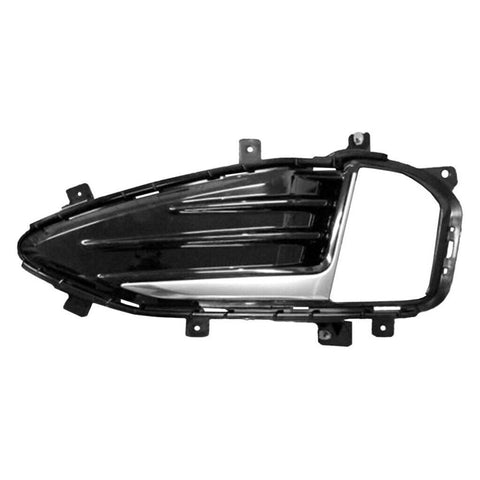 FOG LAMP BEZEL FR LH PTD BLACK W/SATIN ALUMINIUM MOULDING ST/ ST-LINE MODEL
