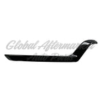 BUMPER MOLDING FR RH PTD BLACK — photo 1