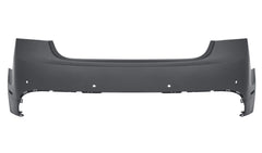 BUMPER RR PRIMED PTM W/PARK ASSIST SENSOR CAPA