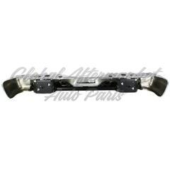 BUMPER FACE BAR RR CHROME W/SENSOR HOLE