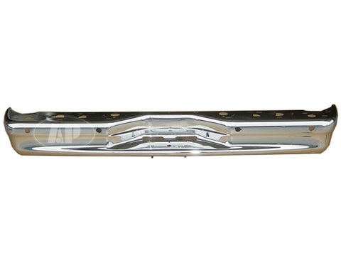 BUMPER FACE BAR RR CHROME W/SENSOR HOLE