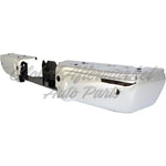 BUMPER FACE BAR RR CHROME INCLUDES REBAR W/SENSOR HOLE — photo 2