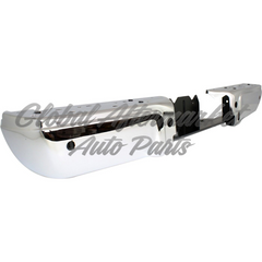 BUMPER FACE BAR RR CHROME INCLUDES REBAR W/SENSOR HOLE