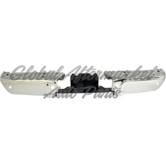 BUMPER FACE BAR RR CHROME INCLUDES REBAR W/SENSOR HOLE