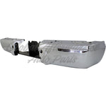 BUMPER FACE BAR RR CHROME W/REBAR W/O SENSOR HOLE — photo 2