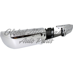 BUMPER FACE BAR RR CHROME W/REBAR W/O SENSOR HOLE