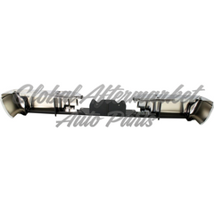 BUMPER FACE BAR RR CHROME W/REBAR W/O SENSOR HOLE