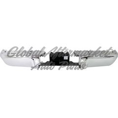BUMPER FACE BAR RR CHROME W/REBAR W/O SENSOR HOLE