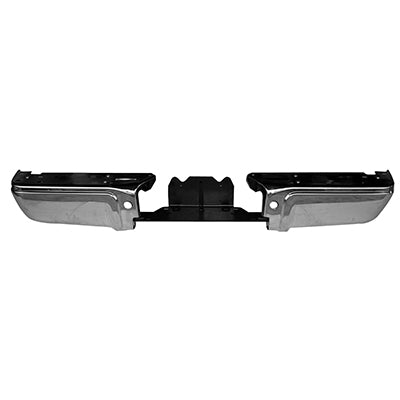 BUMPER FACE BAR RR CHROME W/REBAR W/O SENSOR HOLE