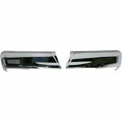 BUMPER FACE BAR RR LH/RH (SET) CHROME W/O SENSOR