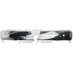 BUMPER FACE BAR RR LH/RH (SET) CHROME W/SENSOR — photo 1