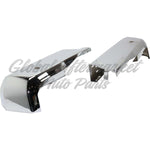 BUMPER FACE BAR RR LH/RH (SET) CHROME W/SENSOR — photo 3