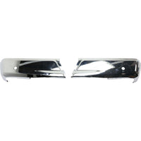 BUMPER FACE BAR RR LH/RH (SET) CHROME W/SENSOR