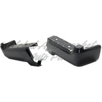 BUMPER FACE BAR RR LH/RH (SET) BLACK STEEL W/O SENSOR HOLES — photo 3