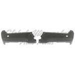 BUMPER FACE BAR RR LH/RH (SET) BLACK STEEL W/ SENSOR HOLES — photo 2