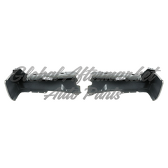BUMPER FACE BAR RR LH/RH (SET) BLACK STEEL W/ SENSOR HOLES
