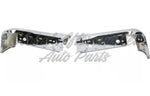 BUMPER FACE BAR RR LH/RH (SET) CHROME STEEL W/O SENSOR HOLES — photo 1