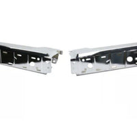 BUMPER FACE BAR RR LH/RH (SET) CHROME STEEL W/O SENSOR HOLES