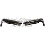 BUMPER FACE BAR RR LH/RH (SET) CHROME STEEL W/SENSOR HOLES — photo 4