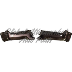 BUMPER FACE BAR RR LH/RH (SET) CHROME STEEL W/SENSOR HOLES