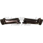 BUMPER FACE BAR RR LH/RH (SET) CHROME STEEL W/SENSOR HOLES — photo 5