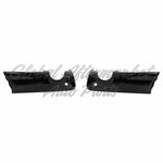 BUMPER FACE BAR RR BLACK W/SENSOR 2 PEICES — photo 1