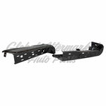BUMPER FACE BAR RR BLACK W/SENSOR 2 PEICES — photo 2