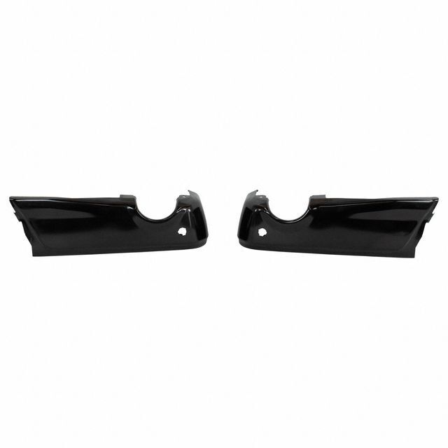 BUMPER FACE BAR RR BLACK W/SENSOR 2 PEICES