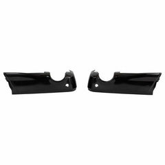 BUMPER FACE BAR RR BLACK W/SENSOR 2 PEICES