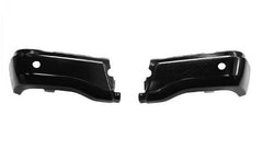 BUMPER FACE BAR RR PTM STEEL W/SENSOR W/2PC LH RH SET