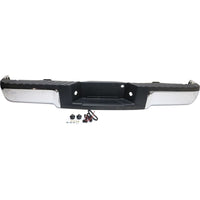 BUMPER RR ASSY CHROME W/O TOW/SENSOR