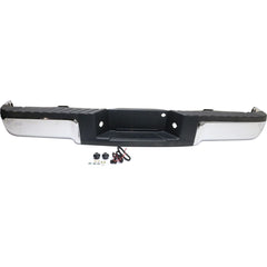 BUMPER RR ASSY CHROME W/O TOW/SENSOR