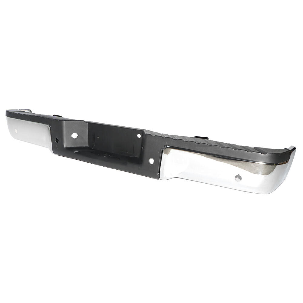 BUMPER RR ASSY CHROME W/O TOW W/SENSOR