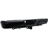 BUMPER RR ASSY BLACK W/BLACK PAD W/BASE TOW HITCH W/O SENSOR